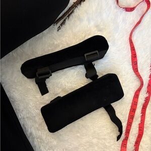 Black desk chair arm Pads